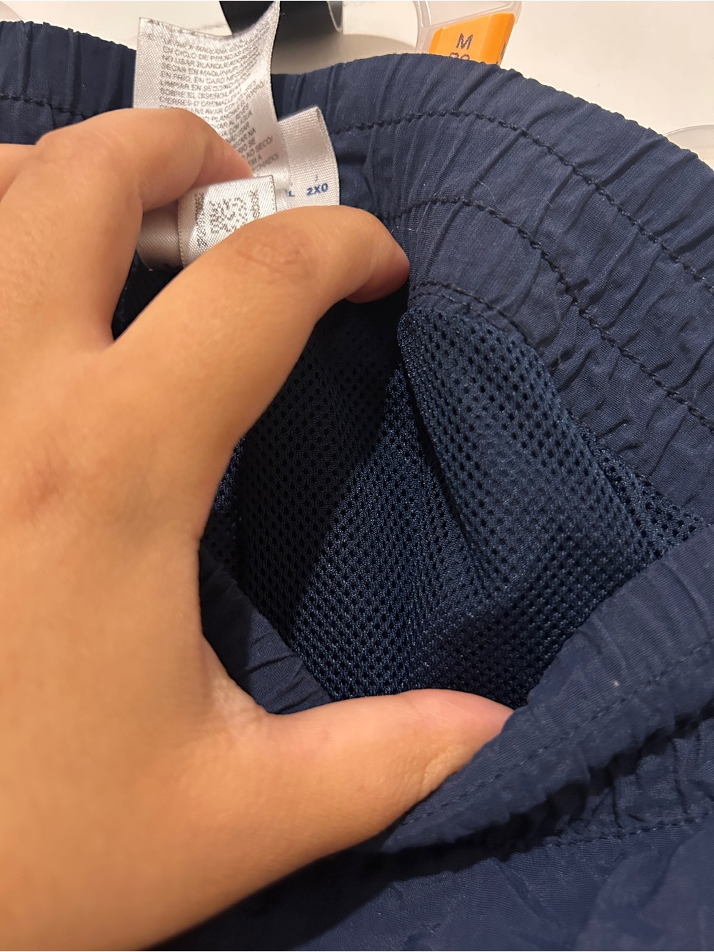 Navy blue Reebok track pants - Picture 5 of 7